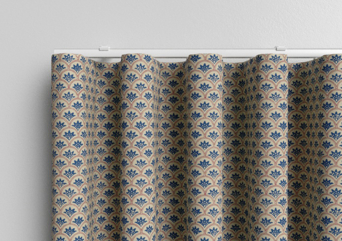 Land & Shore Dawn, Blue Red - Made to Measure Curtains - Image 13